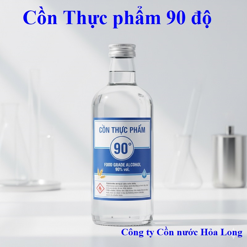 Cồn Thực phẩm 90 độ | Công ty Cồn nước Hỏa Long Alcohol